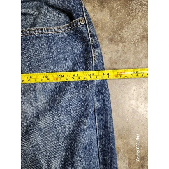 VTG Old Navy Straight Jeans Men Size 40 Medium Wash  Inseam 28 - Picture 7 of 8